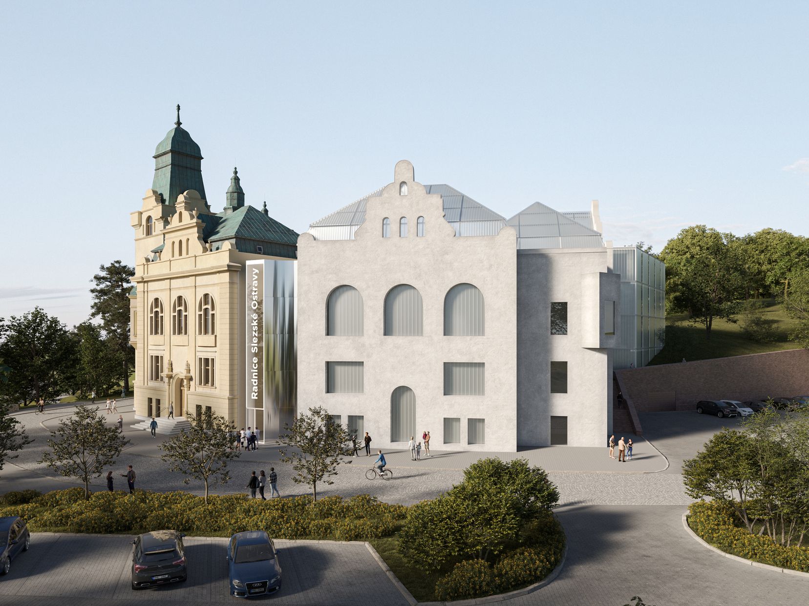 Přístavba Slezskoostravské radnice