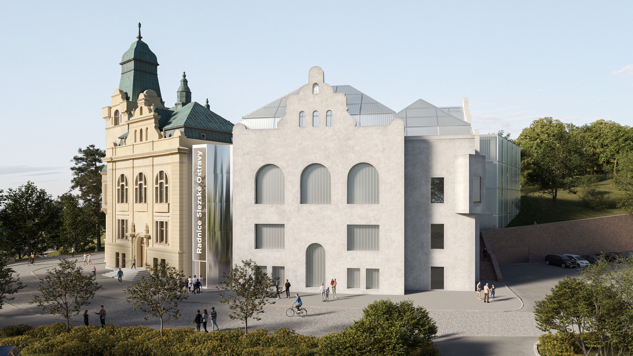 Přístavba Slezskoostravské radnice